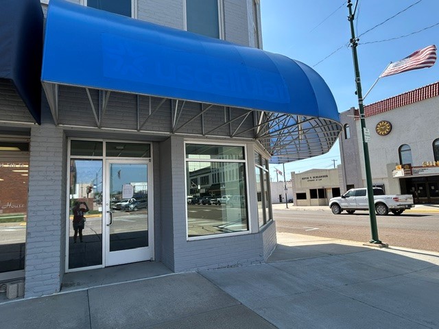Front of building