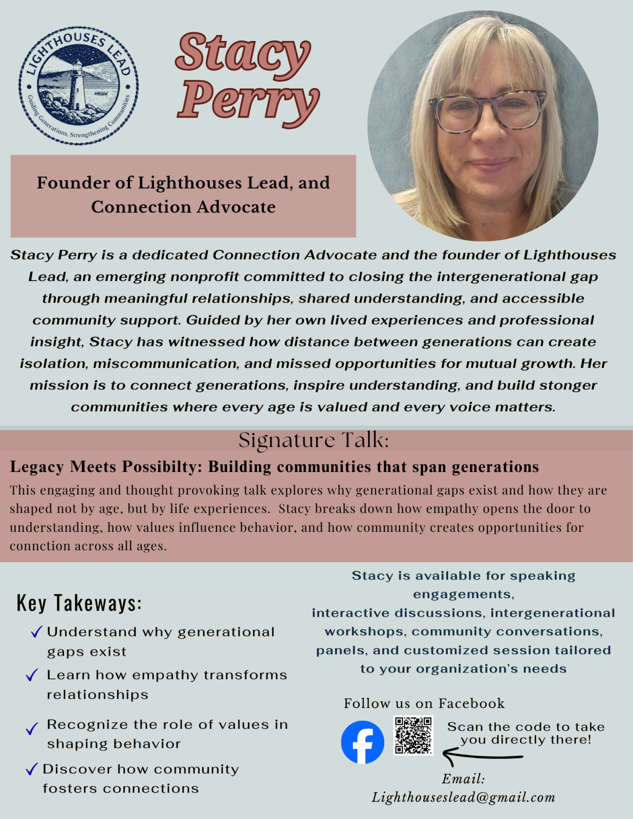 Flyer describing the Non-Profit business